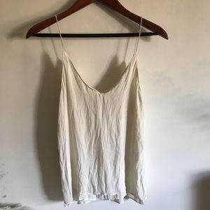Zara basic chiffon tank